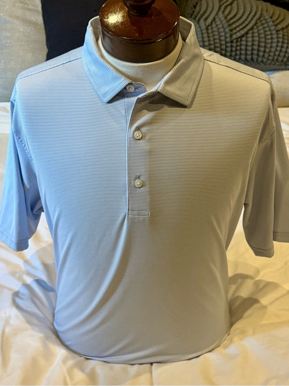 Men's Light Blue Polo Golf Shirt